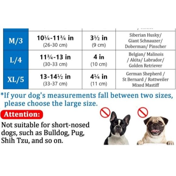 Dog Muzzle Basket Anti Barking And Chewing Dog Mouth Cover Breathable XL / 5 - Picture 5 of 14